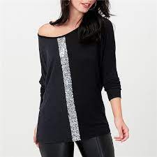 Sequin Long Sleeve T-Shirt